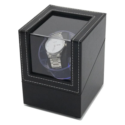Winder Watch Box Automatic Watch Winder Electric Open Cover Stop 3 Gear Adjustable Memory Pillow UNIVERSAL USB Cable