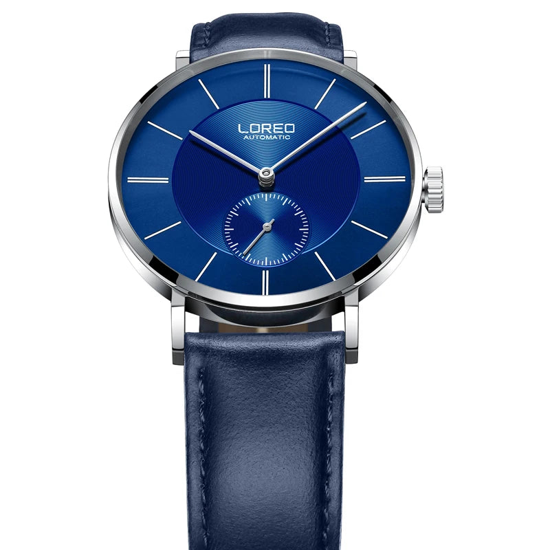 Luxury Brand Automatic Watches Mens Stylish Simplicity Ultra Thin Dial Waterproof Mechanical Wristwatch Man Reloj Hombre