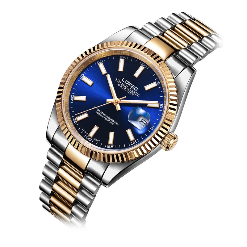 Mens Watches Top Brand Luxury Automatic Wrist Watch MIYOTA Mechanical Waterproof Business Stainless Steel Sport Mens Watch