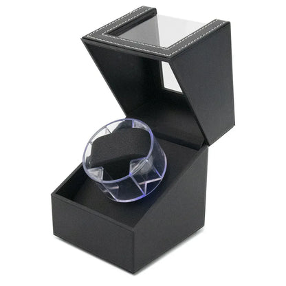 Winder Watch Box Automatic Watch Winder Electric Open Cover Stop 3 Gear Adjustable Memory Pillow UNIVERSAL USB Cable
