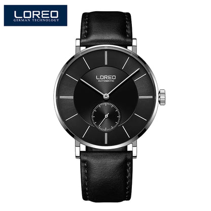 Luxury Brand Automatic Watches Mens Stylish Simplicity Ultra Thin Dial Waterproof Mechanical Wristwatch Man Reloj Hombre