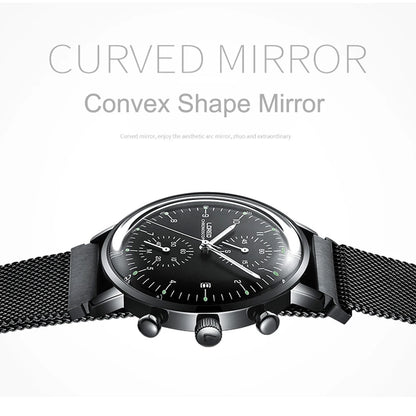 Luxury Brand Silver Steel Quartz Men Steel Watch Waterproof 3ATM Luminous Watches Calendar Watch Dropshipping 2023