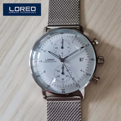Luxury Brand Silver Steel Quartz Men Steel Watch Waterproof 3ATM Luminous Watches Calendar Watch Dropshipping 2023