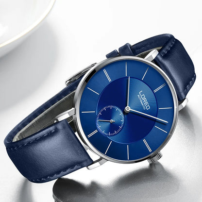 Luxury Brand Automatic Watches Mens Stylish Simplicity Ultra Thin Dial Waterproof Mechanical Wristwatch Man Reloj Hombre