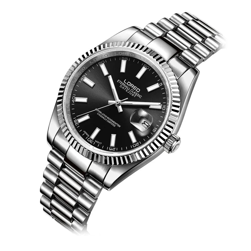 Mens Watches Top Brand Luxury Automatic Wrist Watch MIYOTA Mechanical Waterproof Business Stainless Steel Sport Mens Watch
