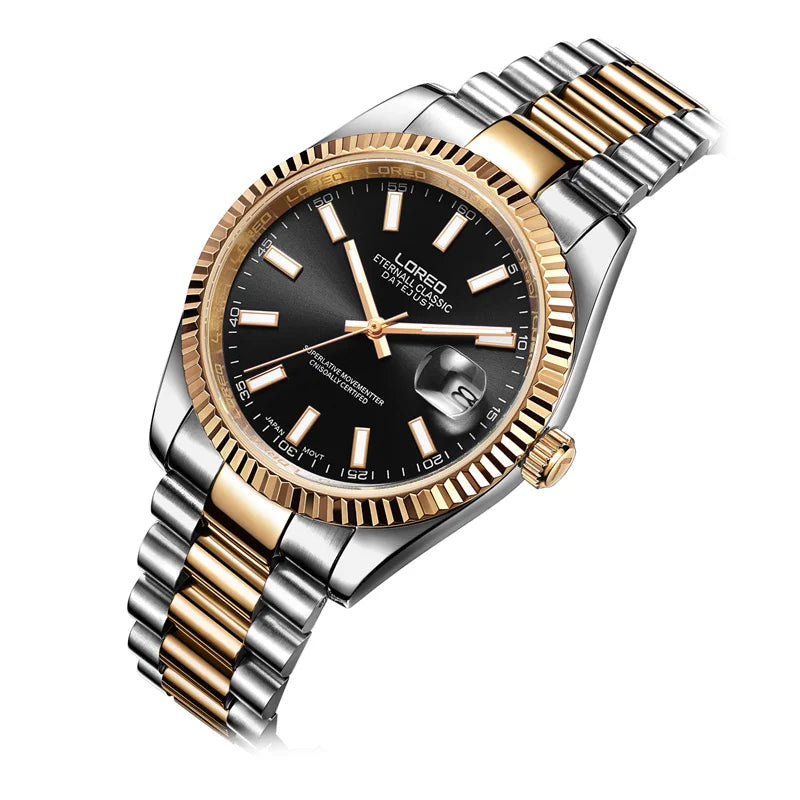 Mens Watches Top Brand Luxury Automatic Wrist Watch MIYOTA Mechanical Waterproof Business Stainless Steel Sport Mens Watch