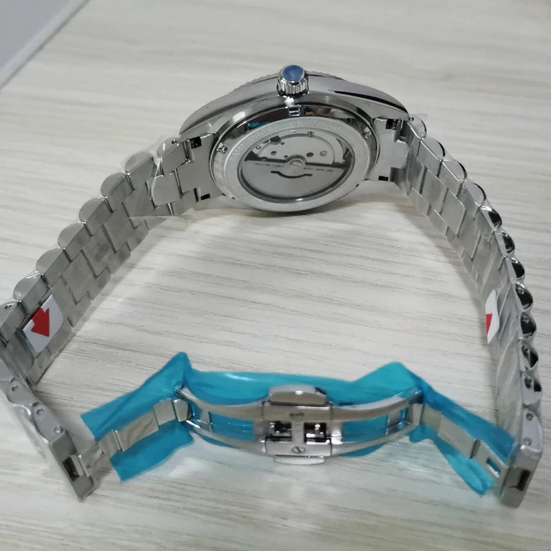 Mens Watches Top Brand Luxury Automatic Wrist Watch MIYOTA Mechanical Waterproof Business Stainless Steel Sport Mens Watch