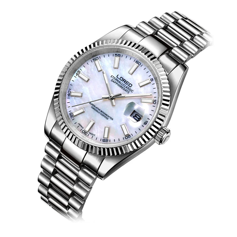 Mens Watches Top Brand Luxury Automatic Wrist Watch MIYOTA Mechanical Waterproof Business Stainless Steel Sport Mens Watch